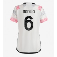 Juventus Danilo Luiz #6 Bortatröja Dam 2023-24 Korta ärmar